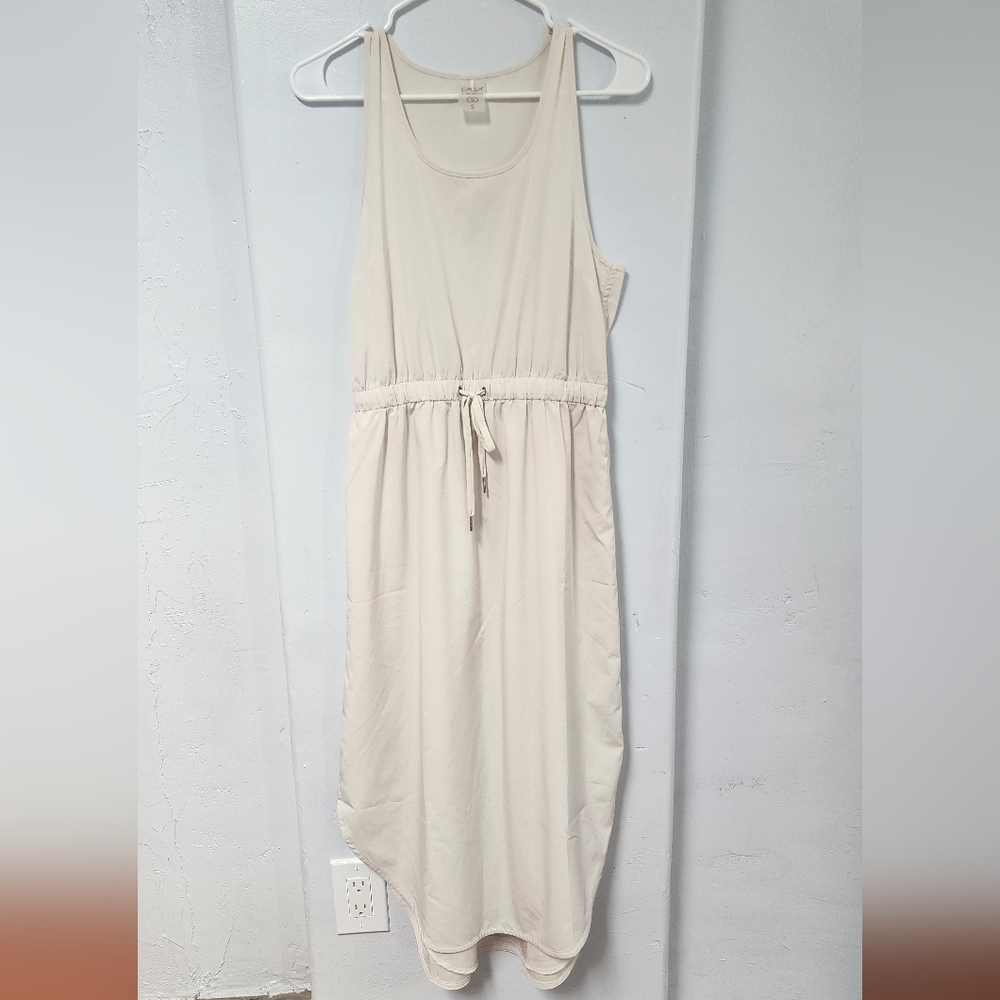 CALIA by Carrie Underwood Soft Cream Women's Drawstring Dress